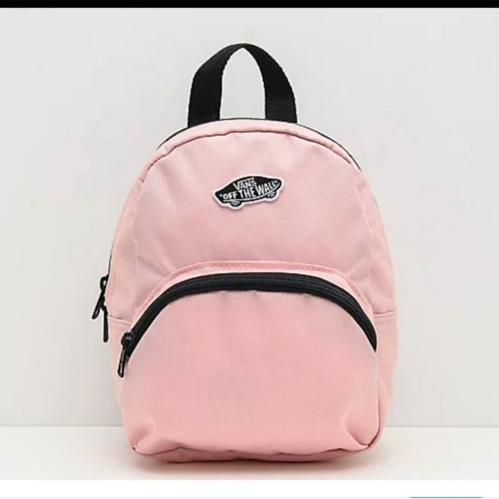 Vans Mini Pink Backpack | Small Logo Mini Daypack